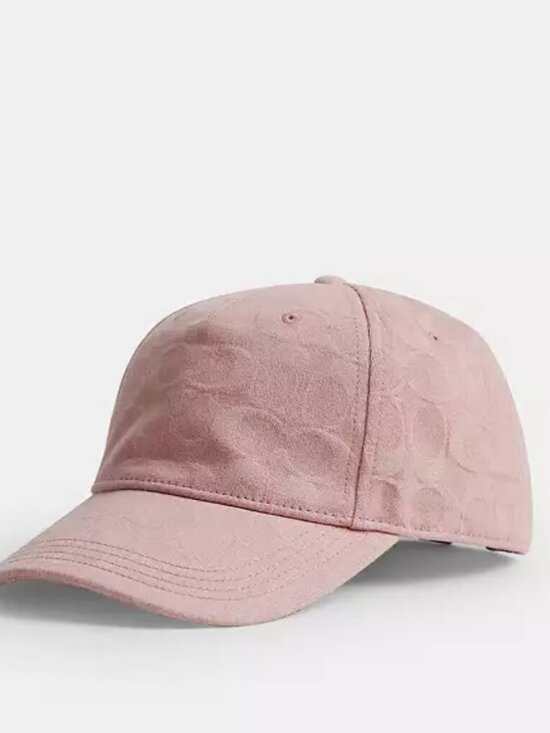 coach Signature Denim Baseball Hat cfg30